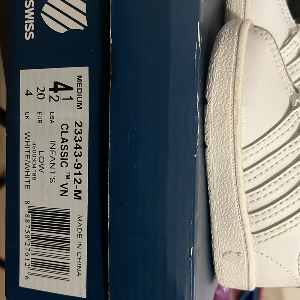 K-Swiss white sneakers - Picture 4 of 5